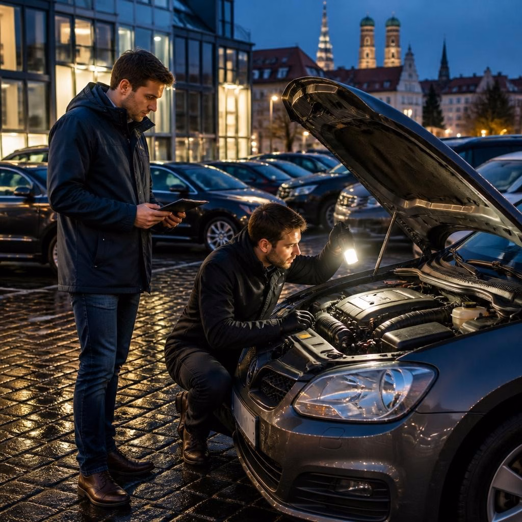 Gebrauchtwagenkauf in München: Praktische Checkliste für die unabhängige Fahrzeugbewertung vor dem Kauf