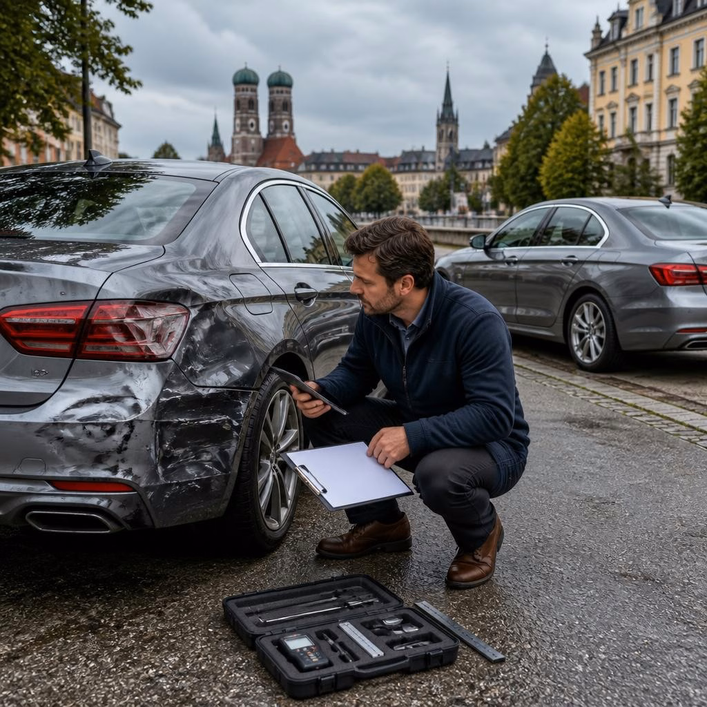 Wertminderung nach Unfall: So stellen Autofahrer in München ihre Ansprüche richtig