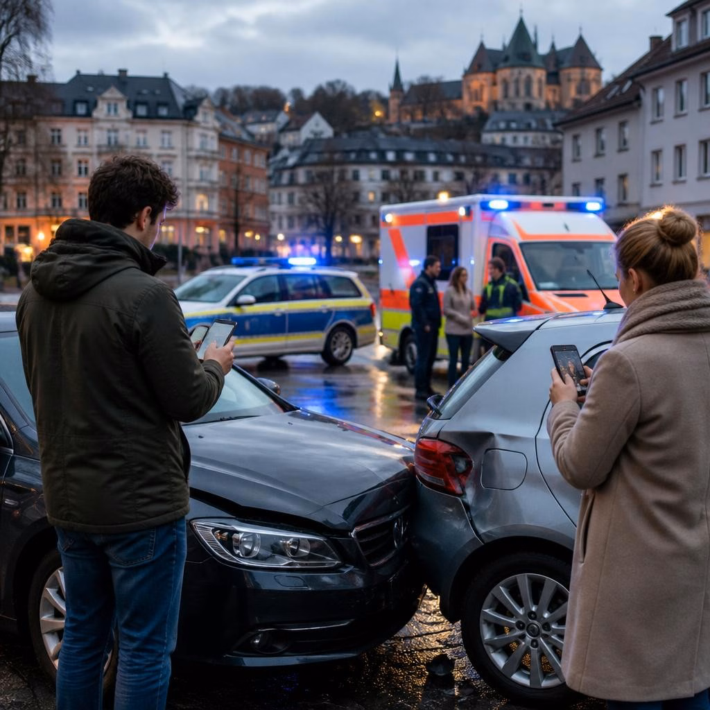 Was tun nach einem unverschuldeten Autounfall in Wetzlar?