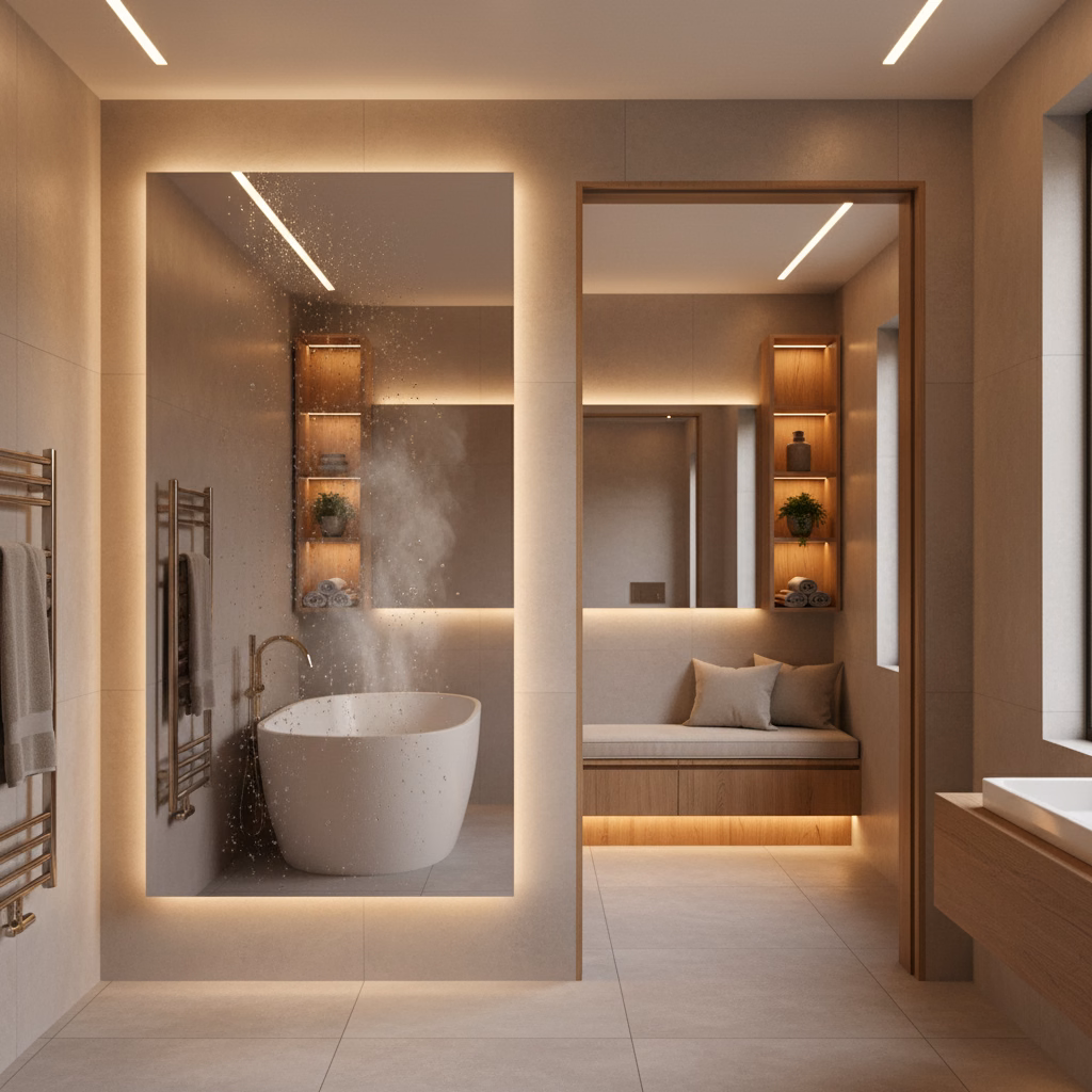 Spiegelheizungen im Bad und Vorraum: Design, Funktion und Planung