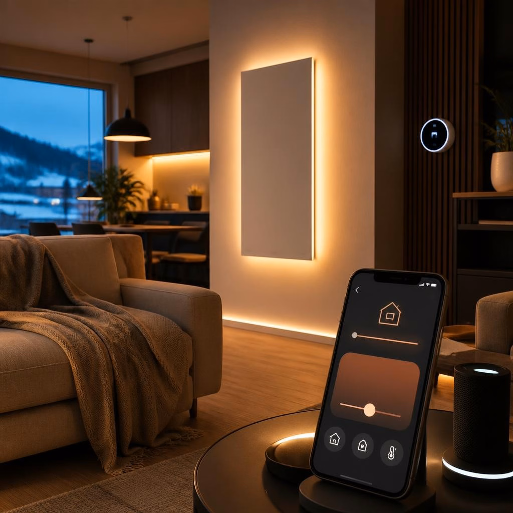 Infrarotheizung richtig steuern: Thermostate, App und Smart‑Home in der Praxis