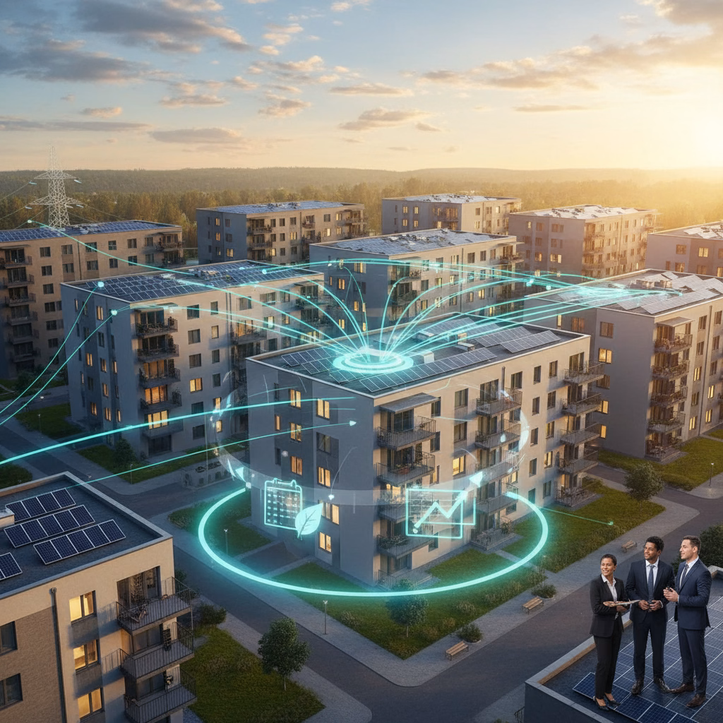 Energiegemeinschaft für Ihr Mehrfamilienhaus oder Ihre Wohnanlage: Eine lohnende Investition?
