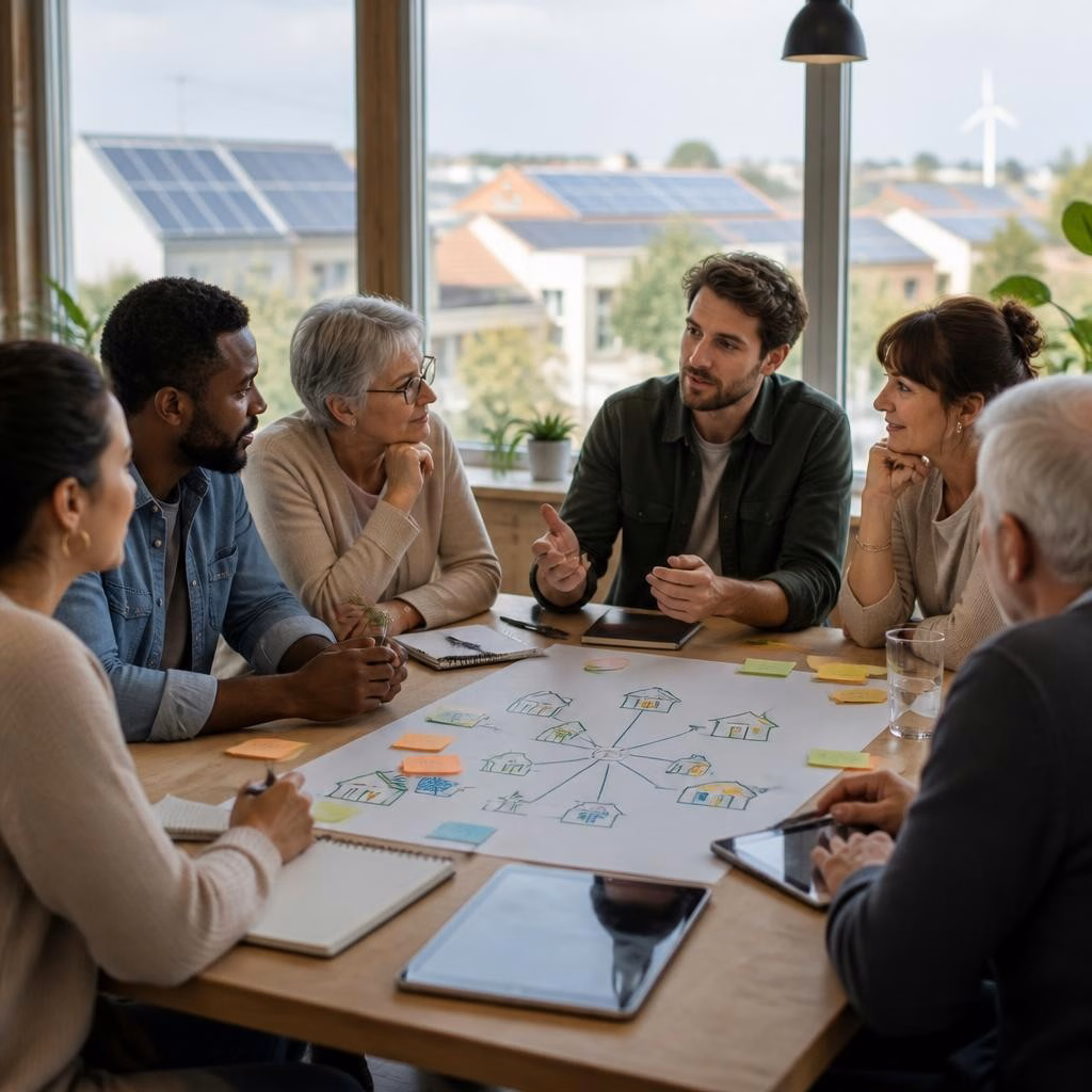 Kommunikation in der Energiegemeinschaft: Konflikte vermeiden, Entscheidungen treffen und alle mitnehmen