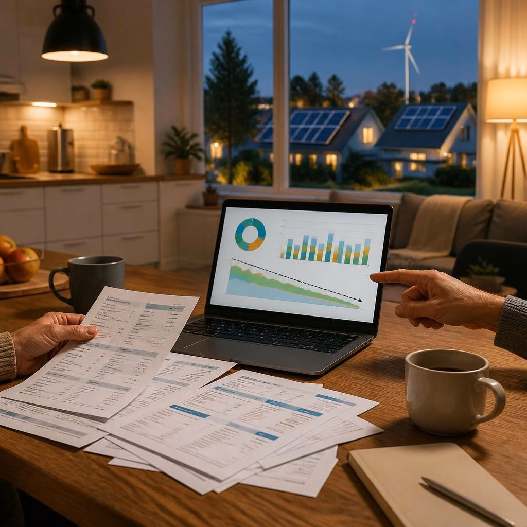 Stromrechnung verstehen: Einsparungen nach dem Wechsel zur Bürgerenergiegemeinschaft Energy4All