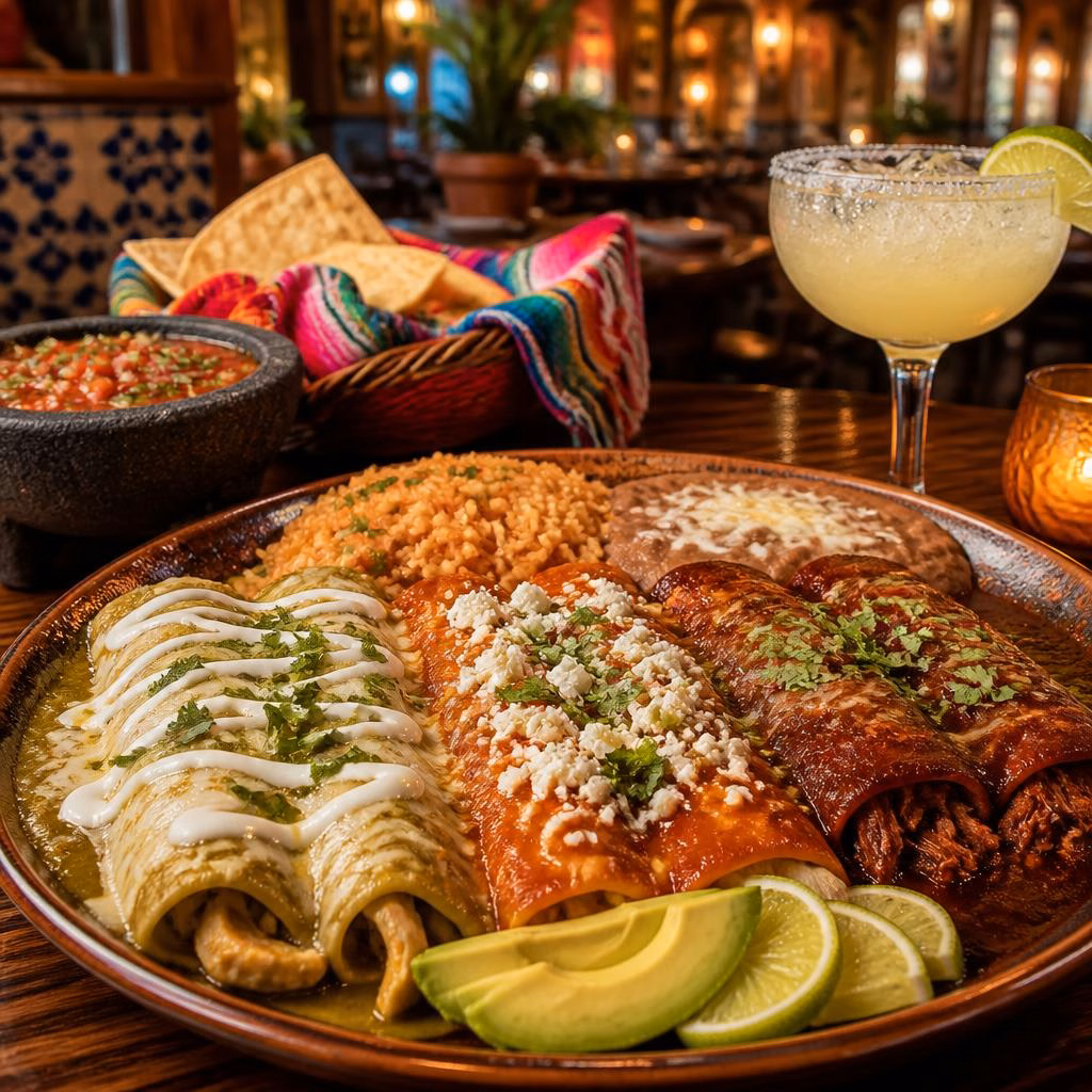 Descubre el Sabor de las Enchiladas en Viva Jalisco Bar & Grill, Houston