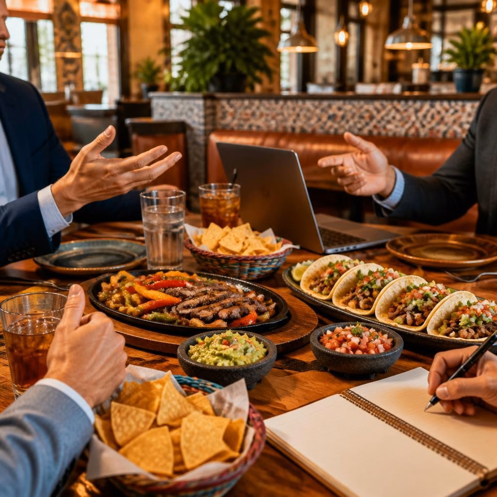 Cómo organizar una comida de trabajo o con clientes en Viva Jalisco Bar & Grill