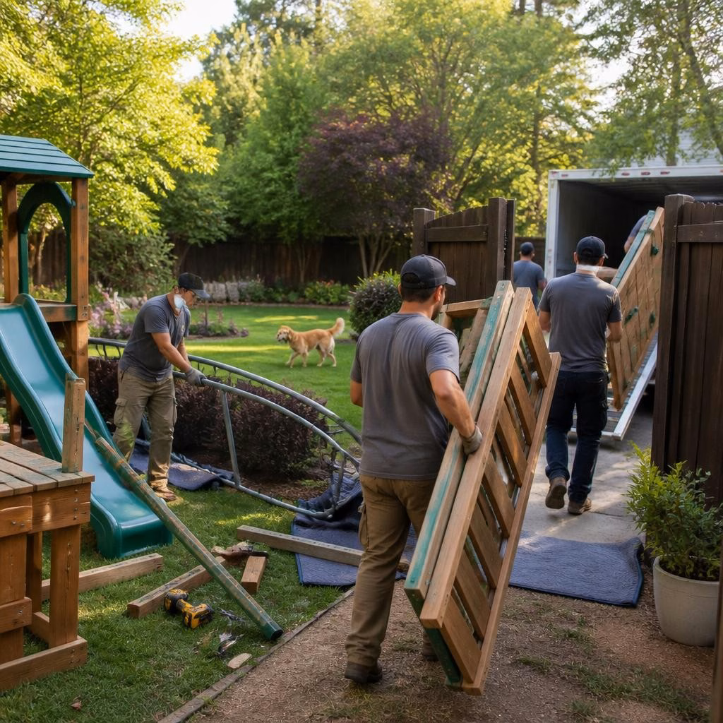 Playset, Trampoline & Backyard Structure Removal: Reclaim Your Citrus Heights Yard