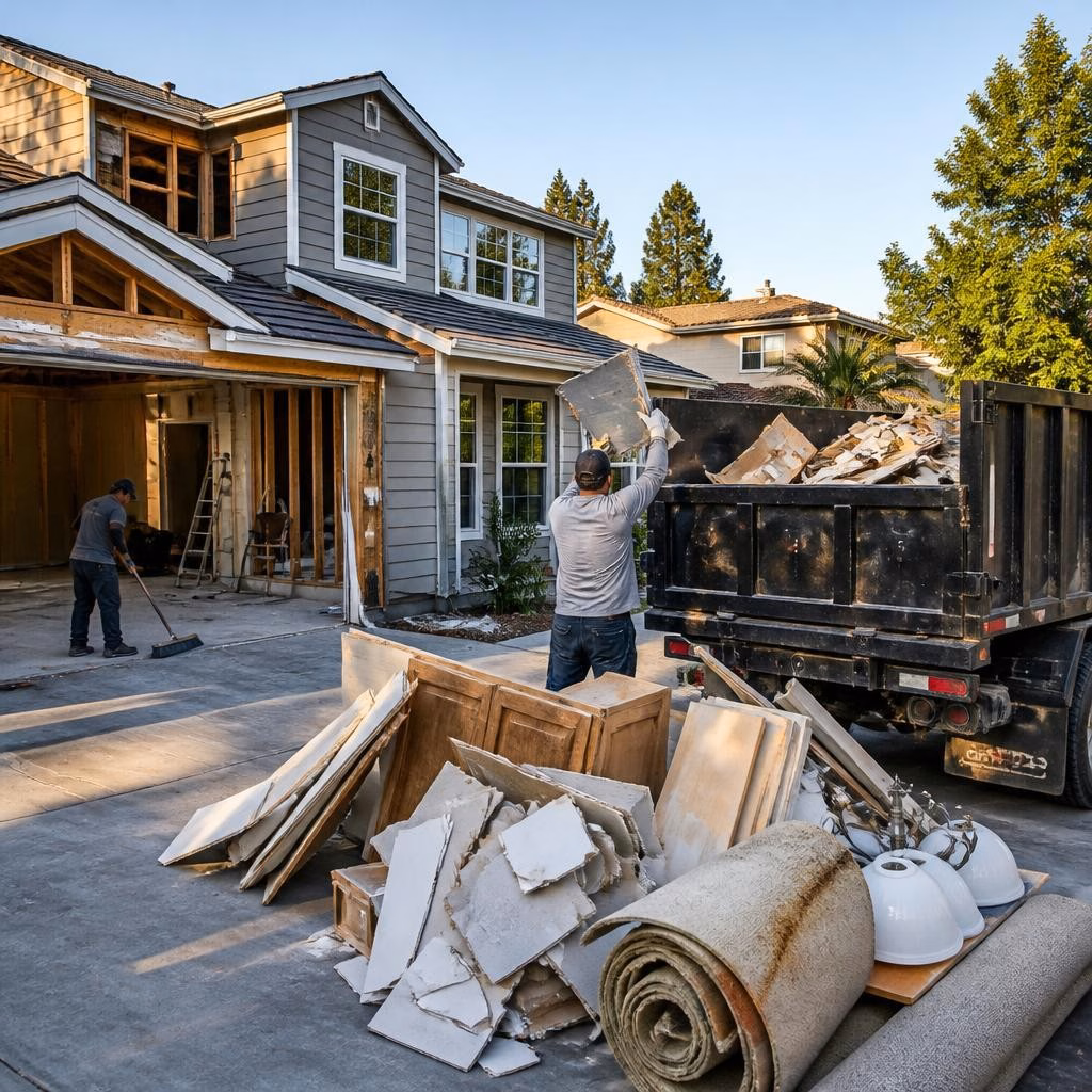 How Junk Removal Helps Home Renovations in Citrus Heights, Roseville & Rocklin