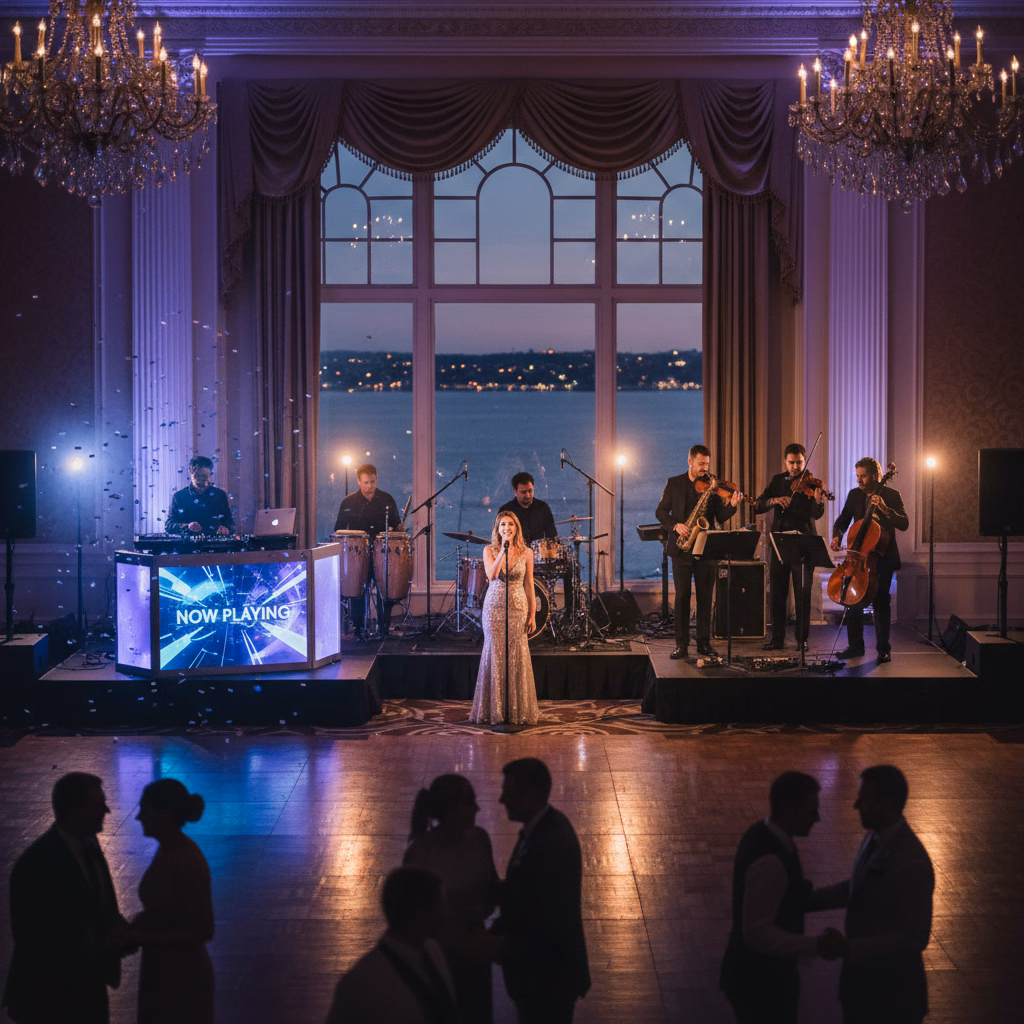 Long Island Wedding Entertainment: DJ, Band, or the Best of Both Worlds?