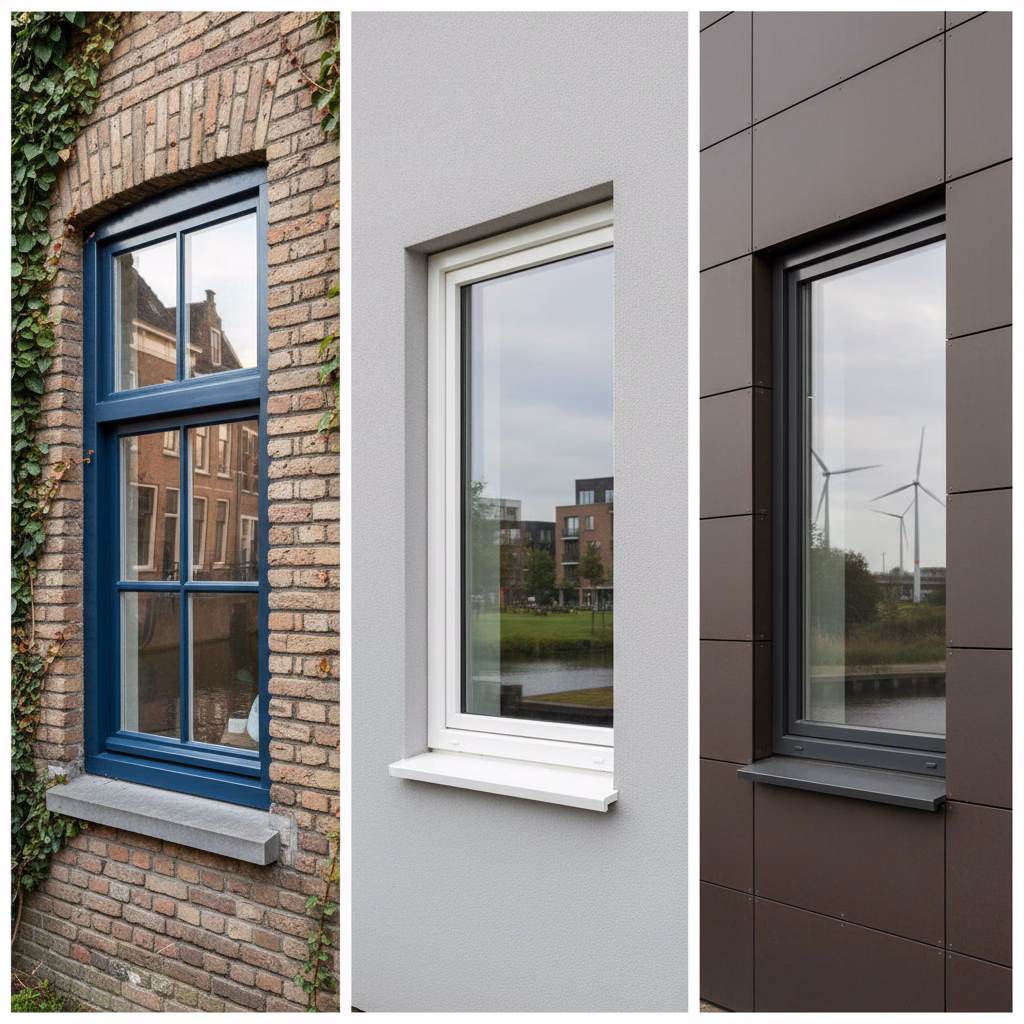 Kozijnen Kiezen in Utrecht, Amersfoort of Veenendaal: Hout, Kunststof of Aluminium?