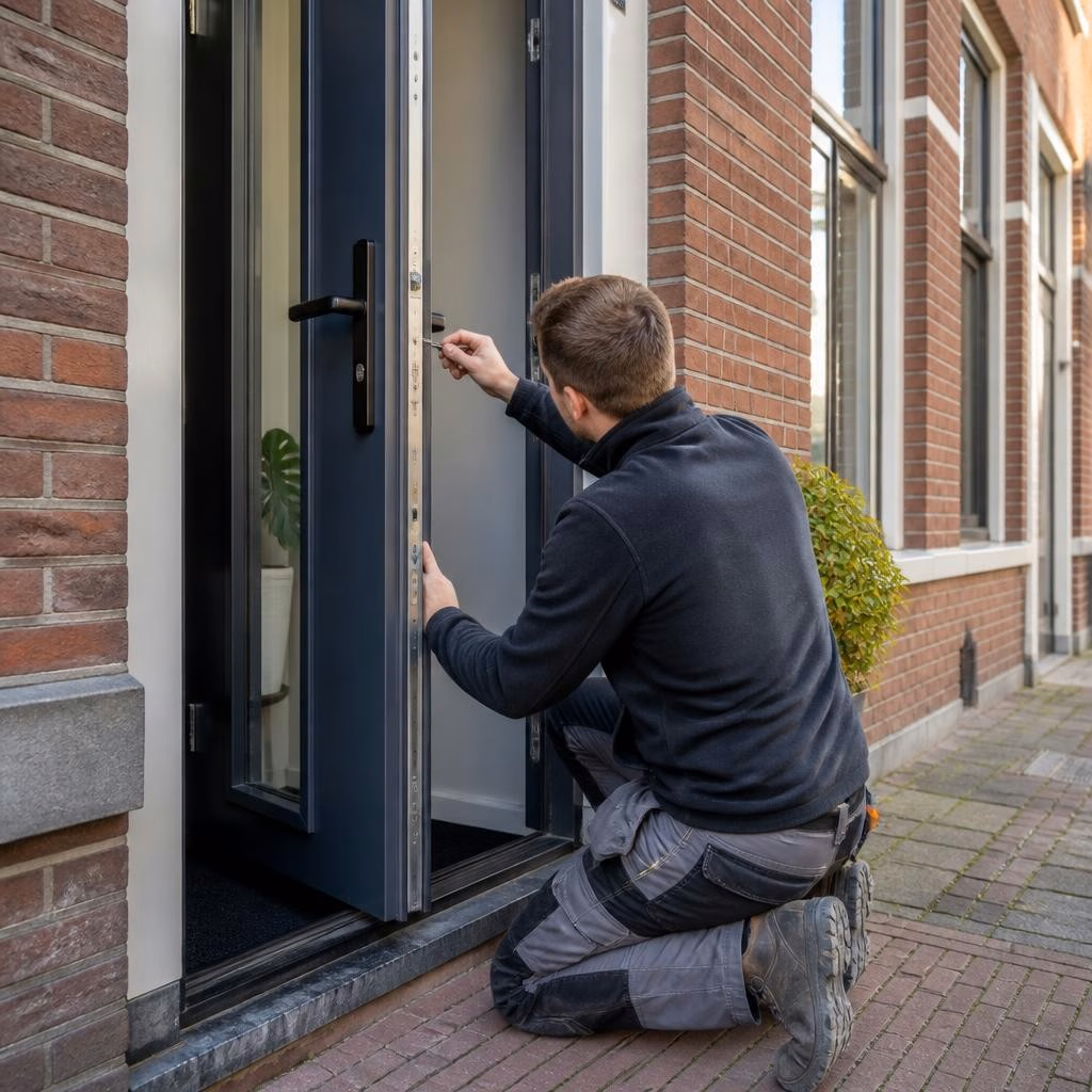 Nieuwe buitendeur laten monteren: zo voorkomt u tocht, lekkage en klemmende deuren