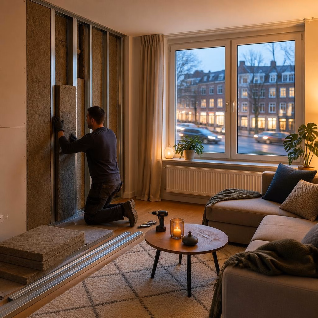 Geluidsisolatie in een tussenwoning of appartement: wat werkt écht in de praktijk?