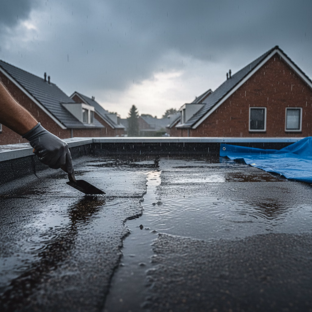Lekkage aan Uw Plat Dak in Veldhoven of Eindhoven: Wat Nu Te Doen?