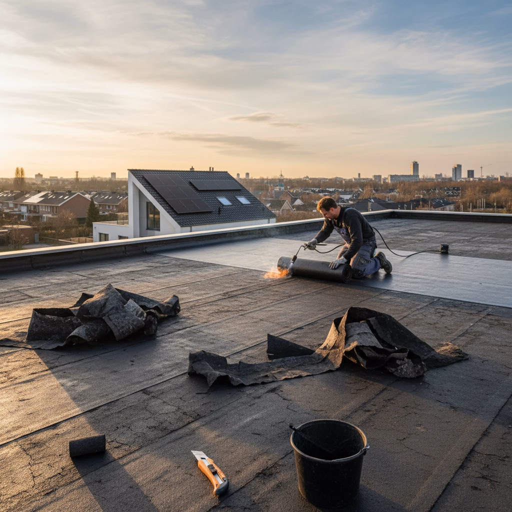 Bitumen Dakbedekking Vernieuwen in Veldhoven: Wanneer, Hoe en Wat te Verwachten