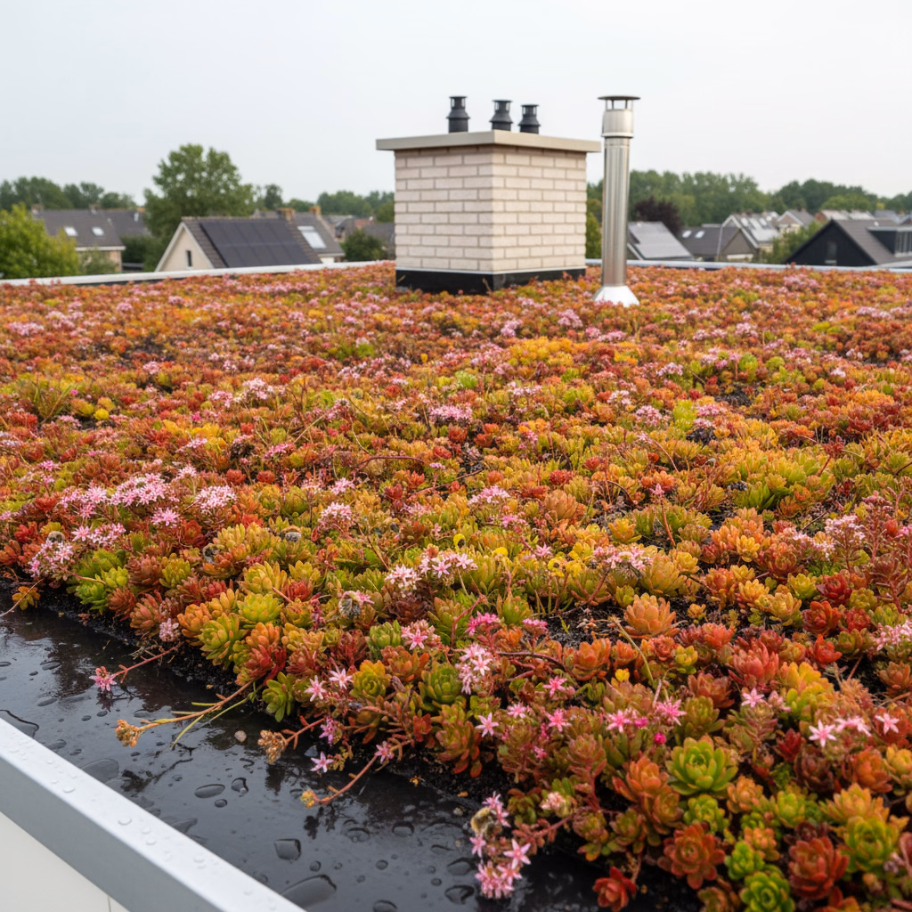 Een Sedum Groendak op Uw Plat Dak in Veldhoven: Duurzaamheid en Comfort