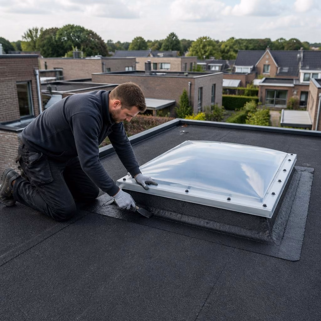 Lichtkoepel op een plat dak in Eindhoven of Veldhoven: technische aandachtspunten en het plaatsingsproces