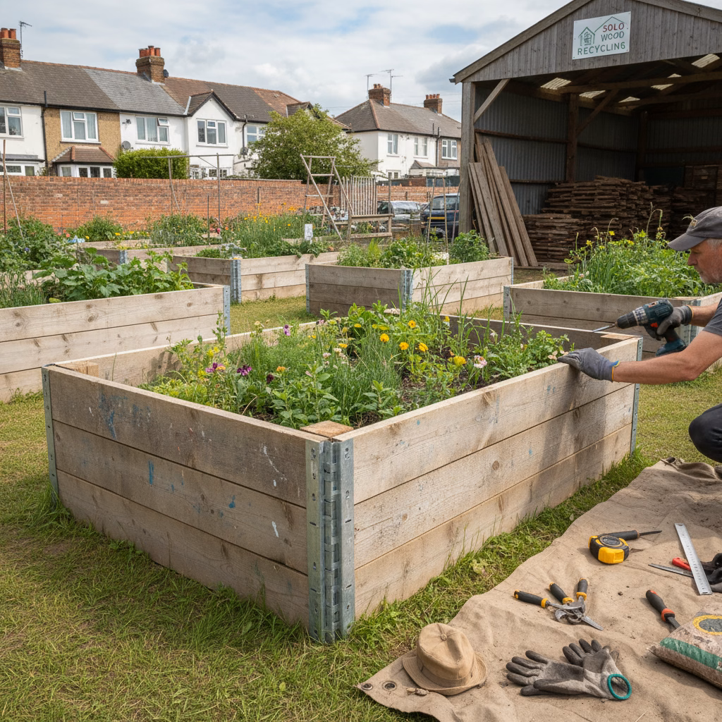 Cultivating Green Spaces: A Guide to Building Raised Garden Beds with Reclaimed Wood in South London