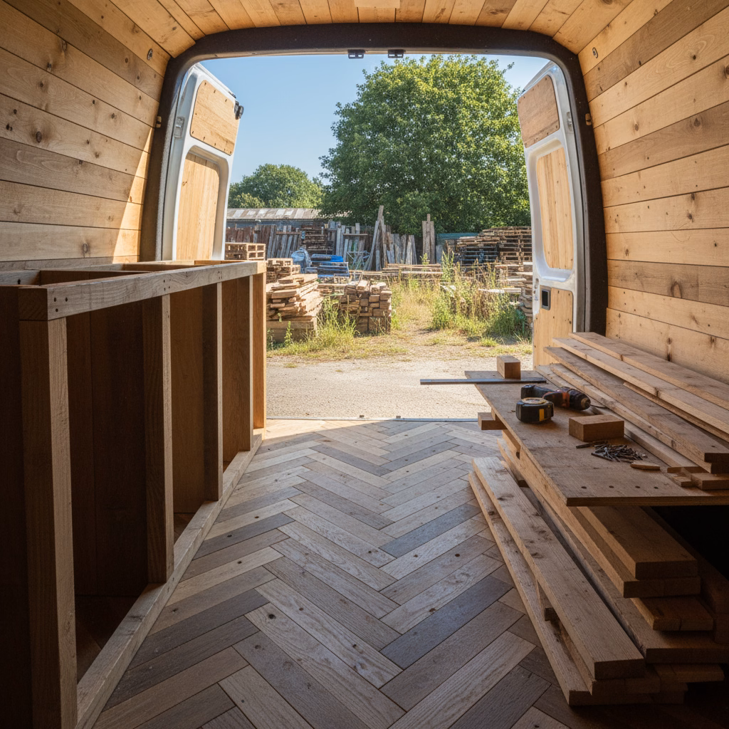 Crafting Your Dream Van: The Sustainable Choice of Reclaimed Timber from Croydon