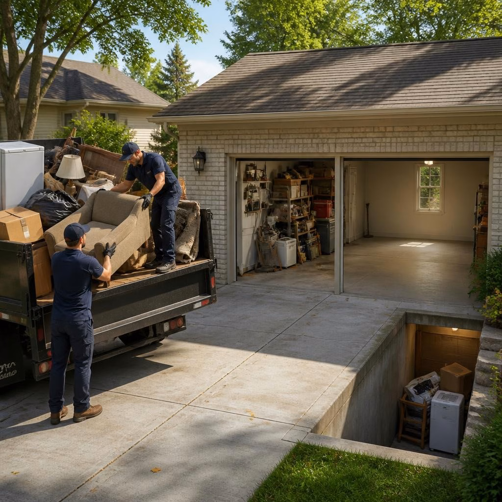 Garage & Basement Junk Removal in Macomb & Wayne Counties: Rules, Fees, and One‑Stop Options
