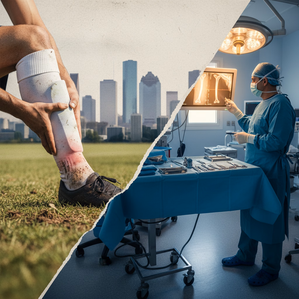Sports Injury Treatment in Houston: When to See an Orthopedic Surgeon vs. ‘Walk It Off’