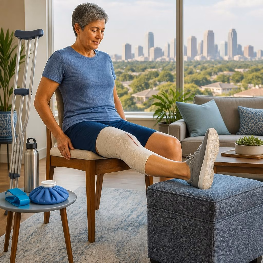 Recovering From Total Knee Replacement in Houston: 0–12 Week Rehab Milestones