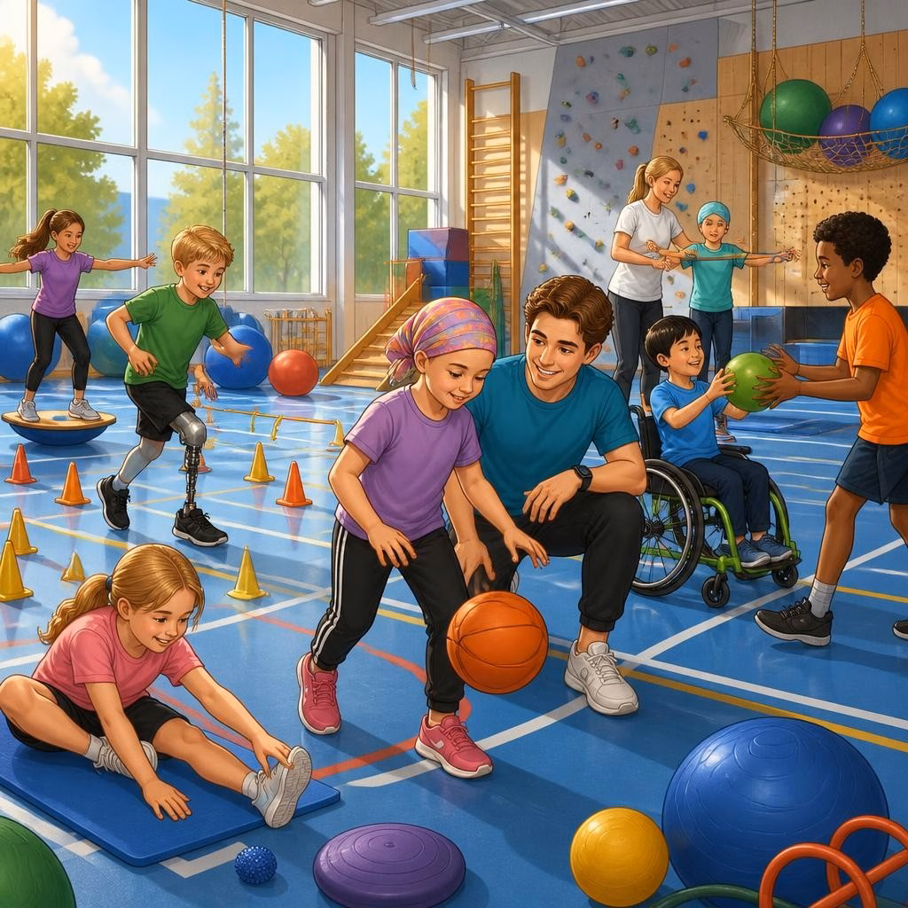 Genoptræning gennem sport for kræftramte børn: Hvad det er og hvordan det foregår i praksis