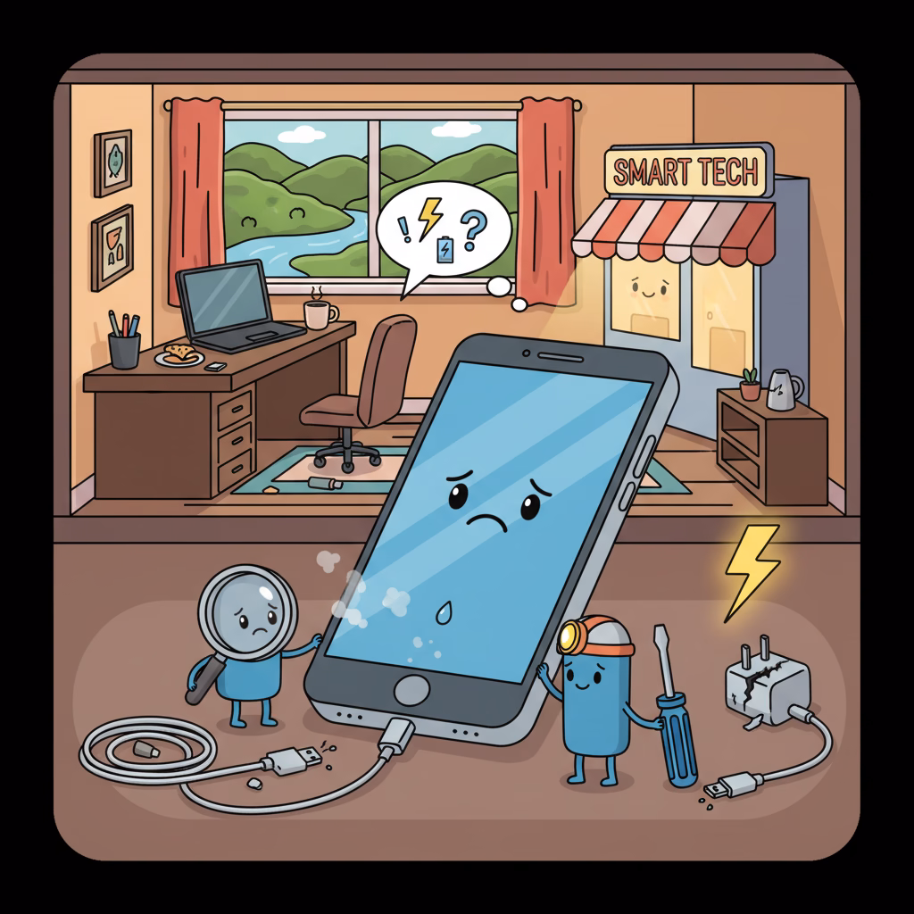 Phone Not Charging? Common Causes & Quick Fixes Before Visiting a Repair Shop
