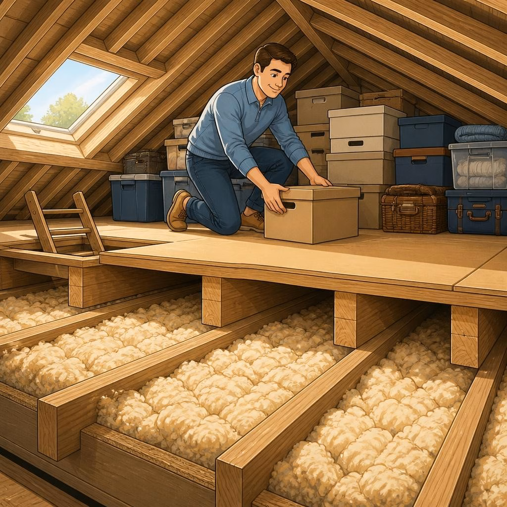 How Raised Loft Flooring Protects Your Insulation and Creates Safe Storage