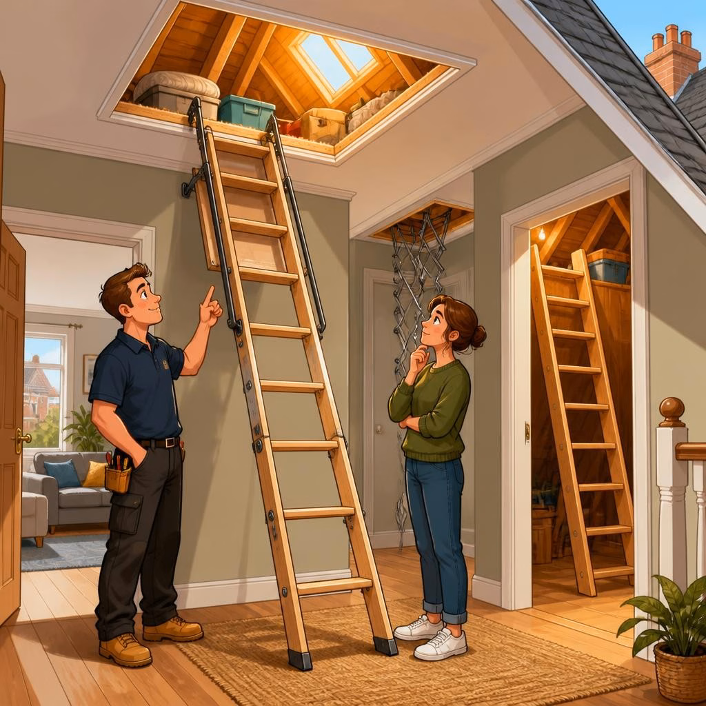 Choosing the Right Loft Ladder for Your Home: Space, Safety and Budget