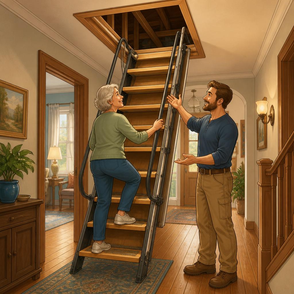 Choosing the Best Loft Ladder for Older Homeowners and Mobility Needs