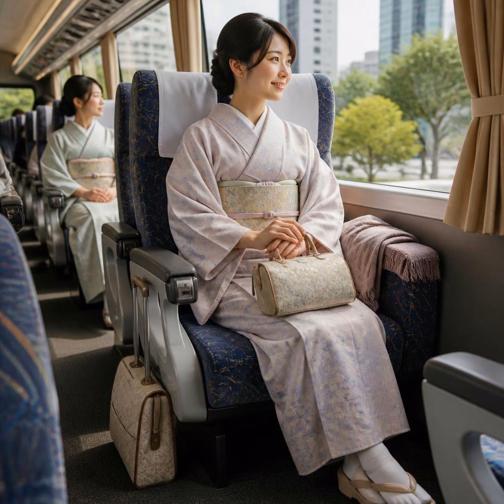 バス旅行やイベントで着物を長時間楽に楽しむコツ