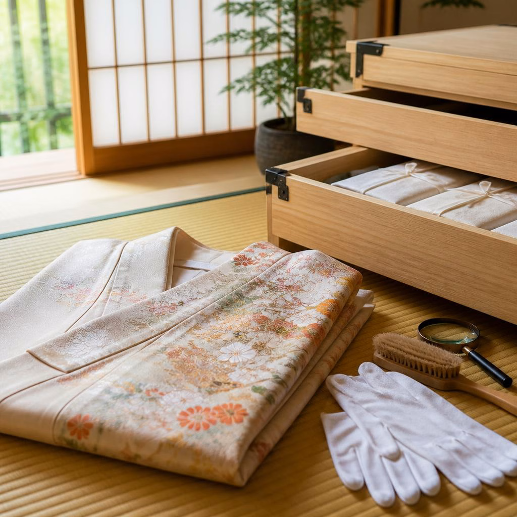 プロが教える：着物を長期保管する前に必ずやっておきたい3つのこと