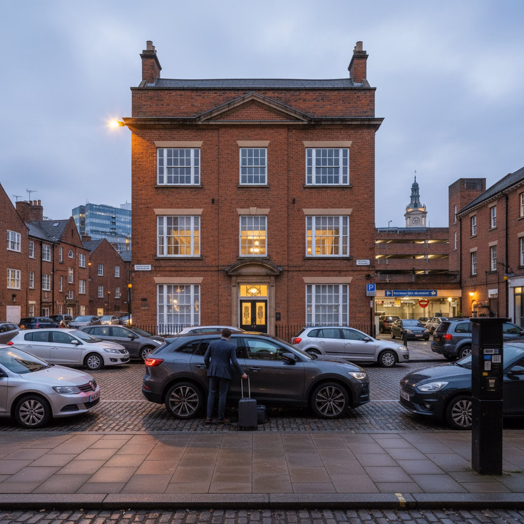 Navigating Parking Near Airhotels at 1 Kilbourn Street, Nottingham
