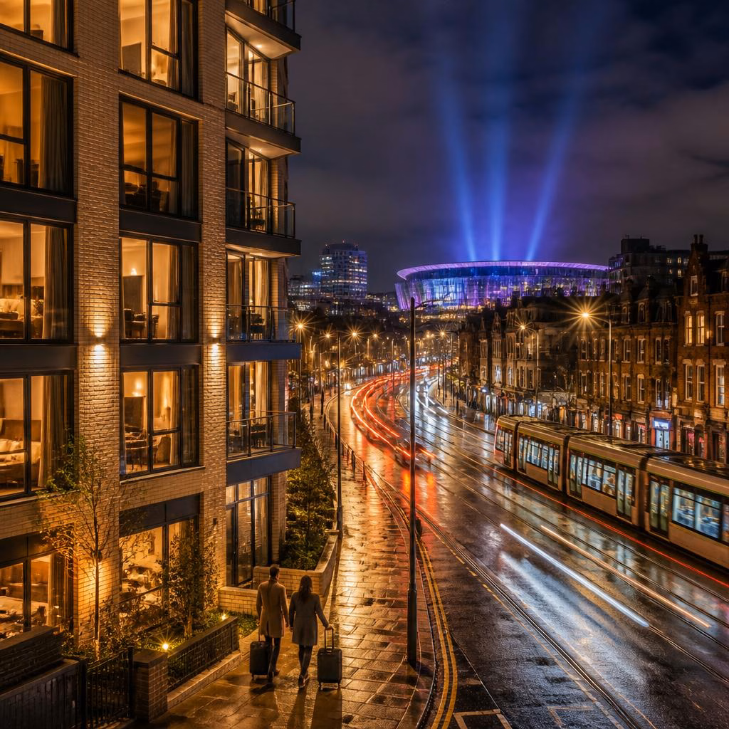 How to Choose Serviced Accommodation in Nottingham for Events and Concerts (near 1 Kilbourn Street)