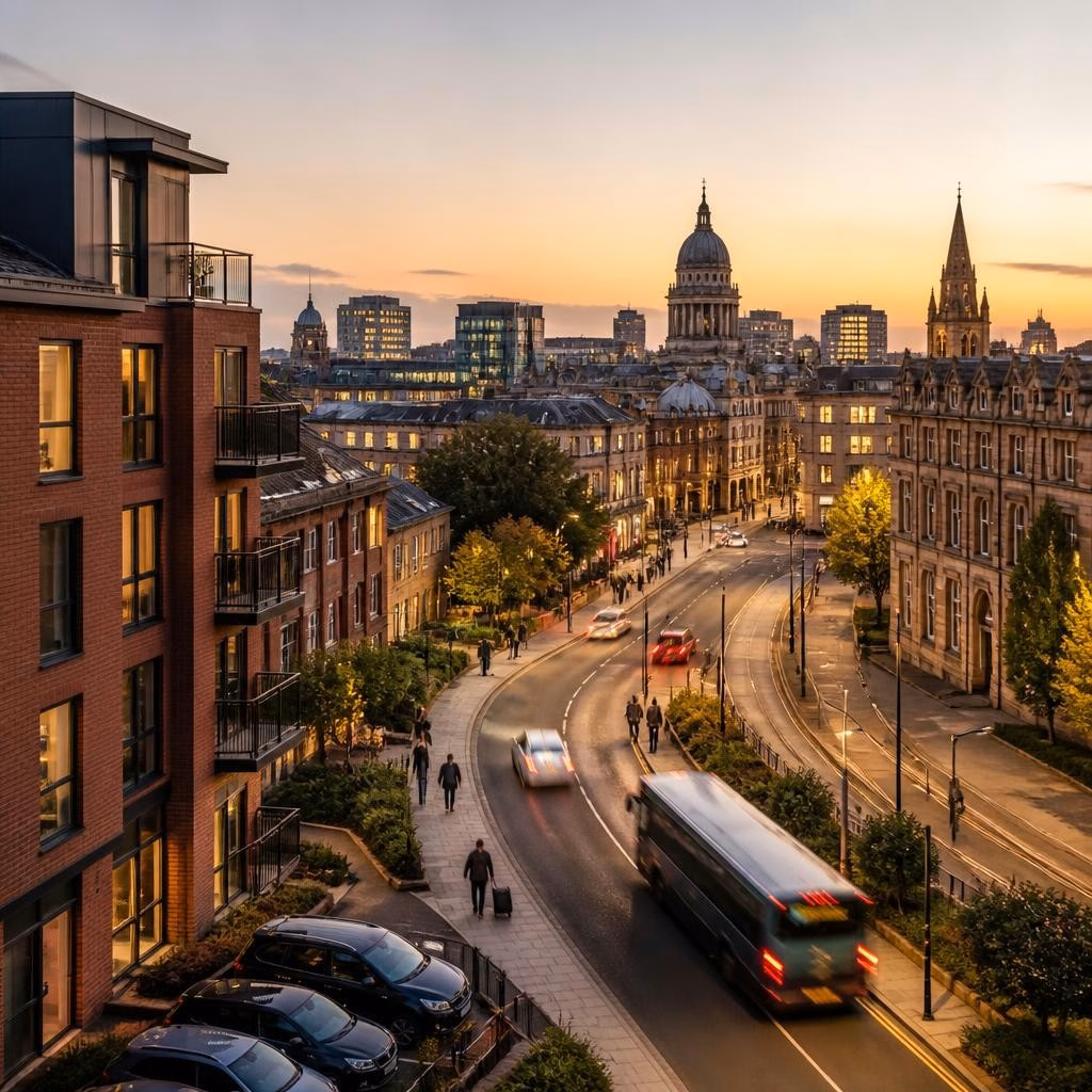 How Far Is 1 Kilbourn Street from Nottingham City Centre? Realistic Travel Times & Transport Options