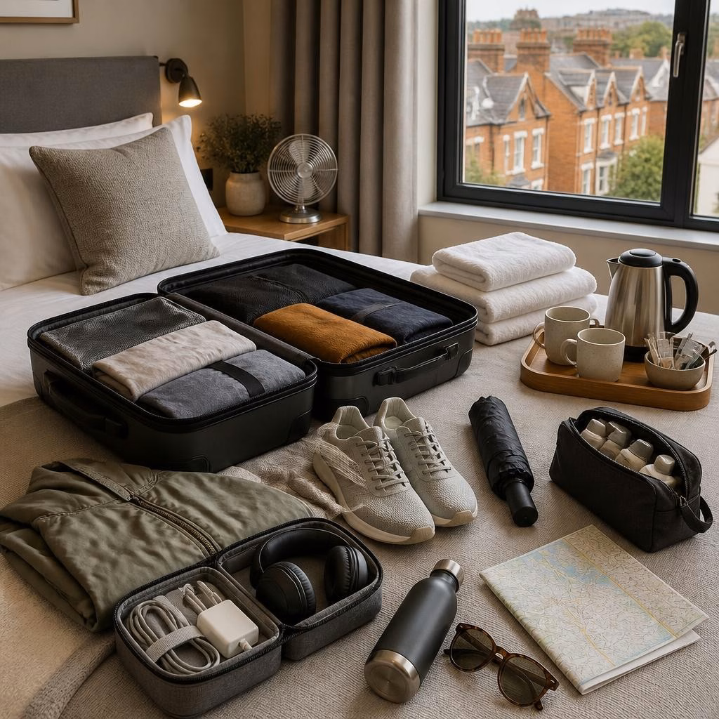 Packing Checklist for a Kilbourn Street (Nottingham) Serviced House Stay