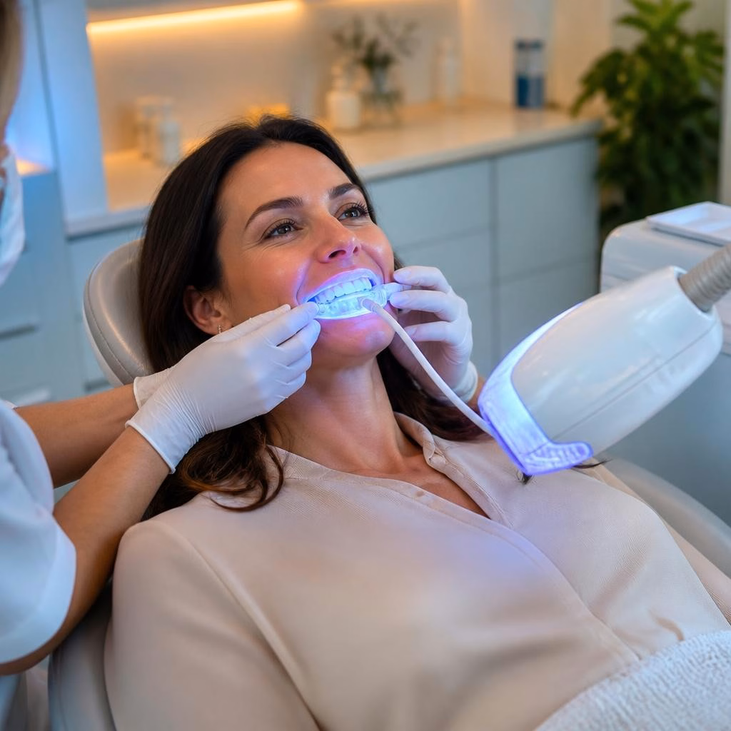 Teeth Whitening for Sensitive Teeth: Pain‑Free Options at VSMILE (Pasadena & Humble)