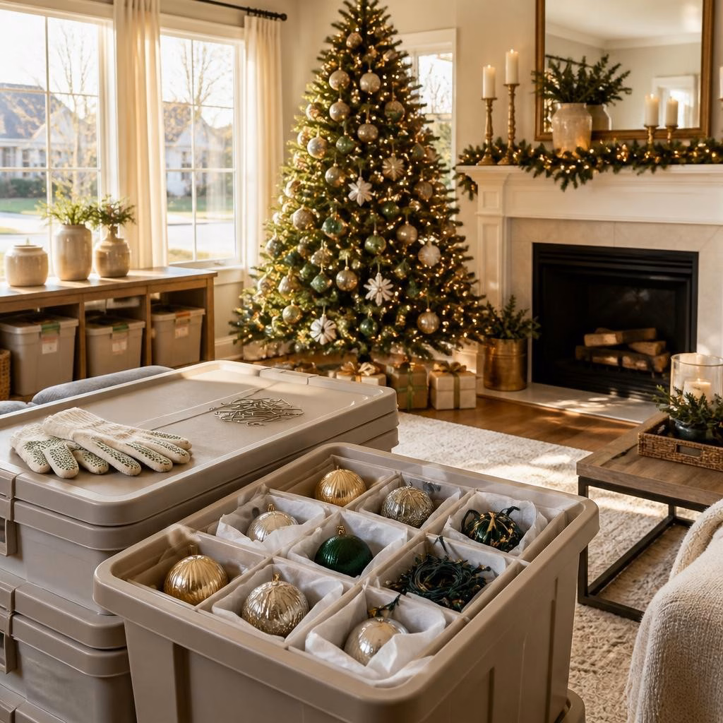 Holiday Decor Without the Stress: How a Houston Organizer Handles Your Christmas Setup
