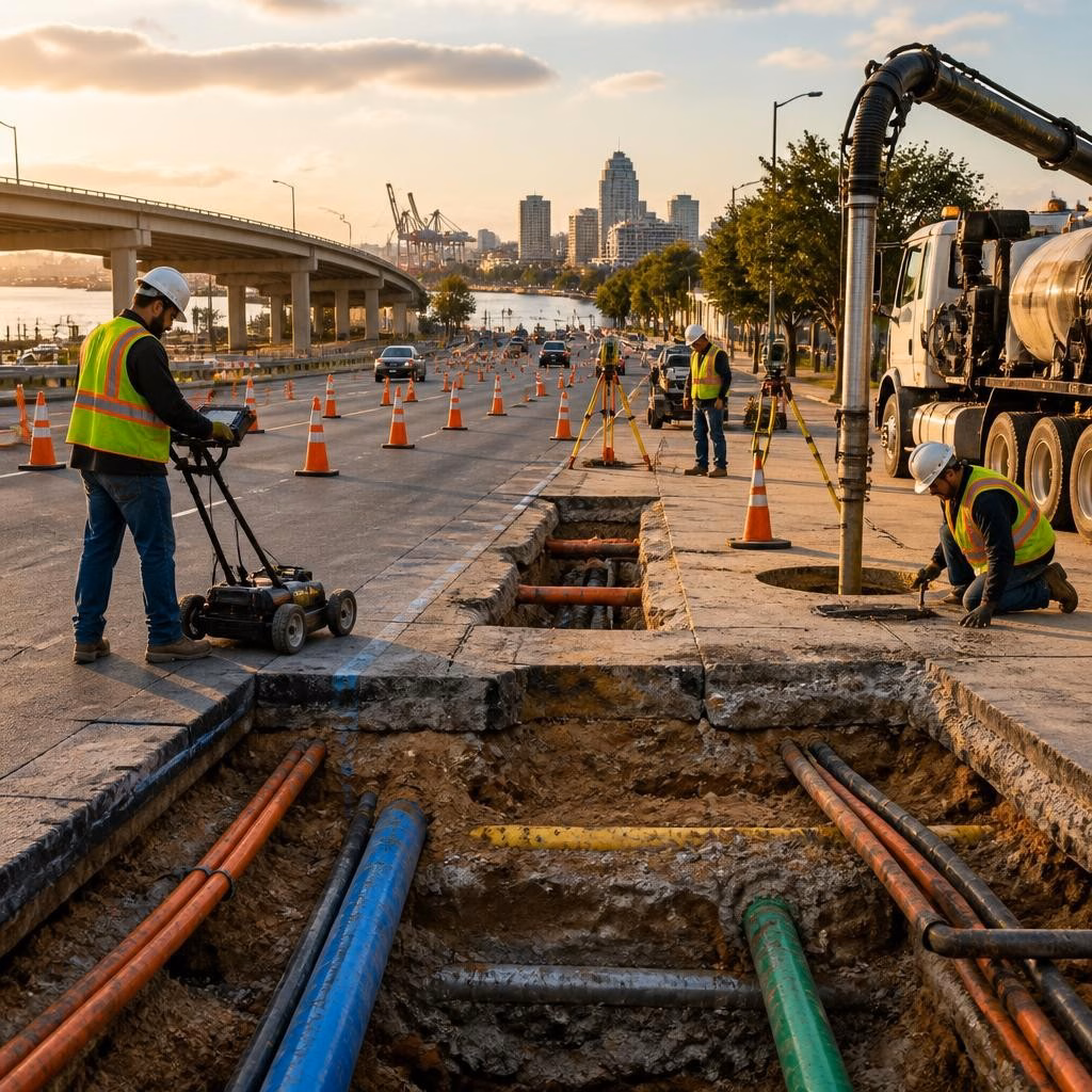A Practical Guide to ASCE 38 SUE Quality Levels for Texas Transportation and Municipal Projects