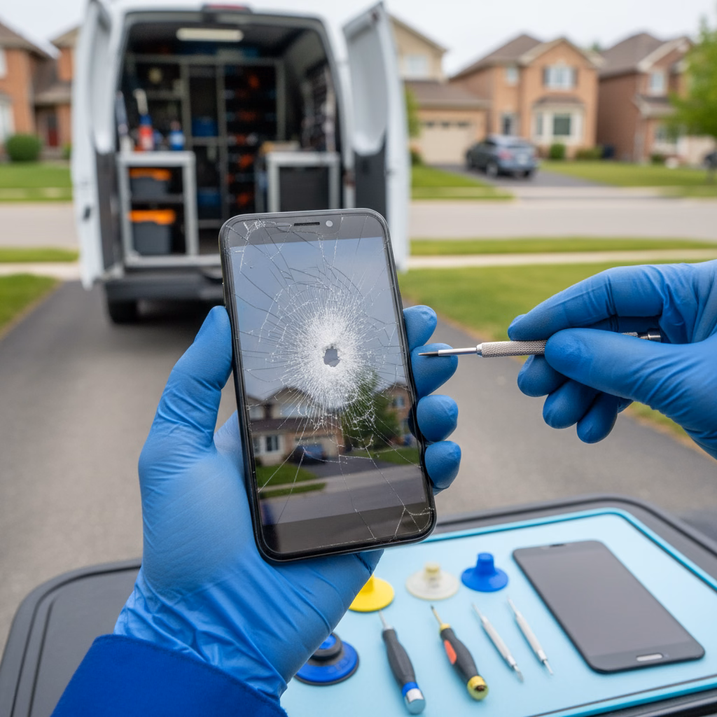 Cracked Phone Screen in Barrhaven? Repair vs. Replace and Mobile Service Explained