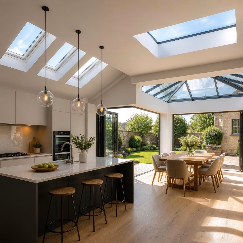 Velux, skylights or a roof lantern? How to add natural light to Gloucestershire homes