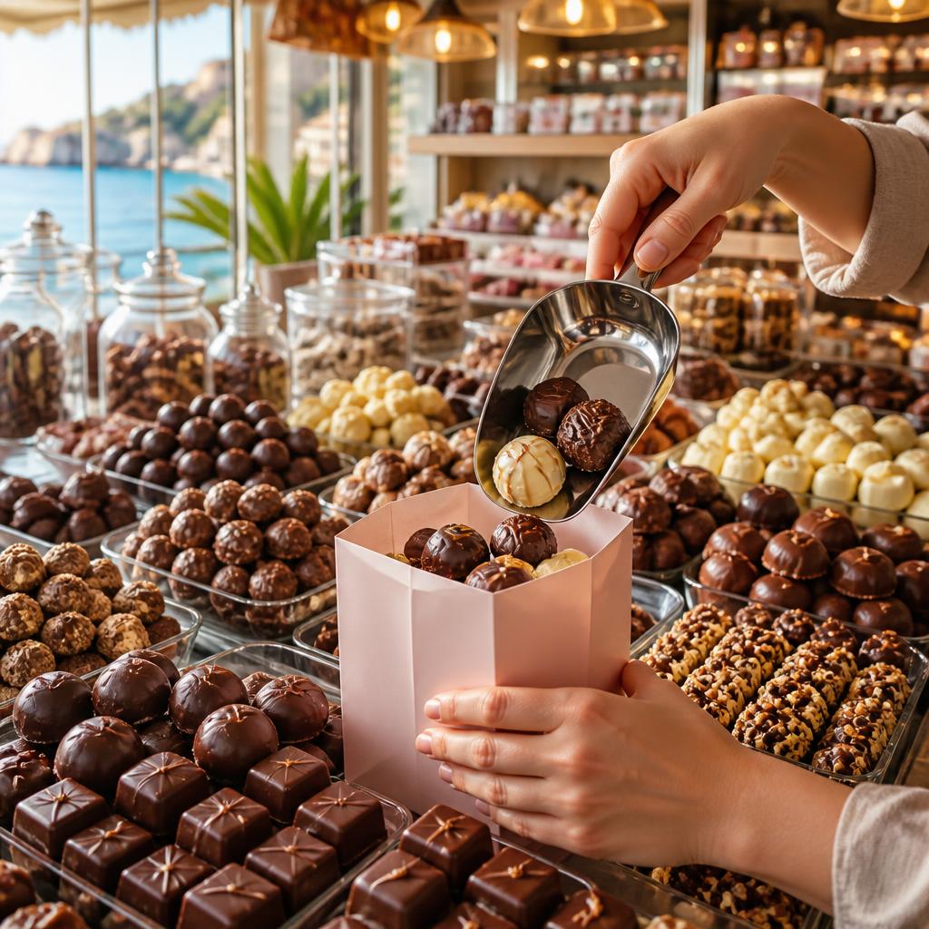 Chocolate shop near Torrevieja: chocolates at Hello Candy