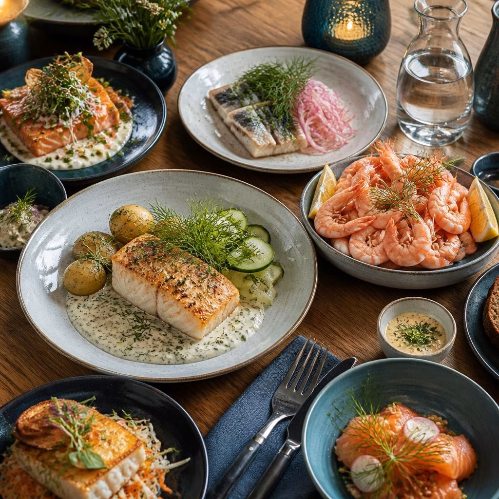 Från torsk till räkor: En guide till våra mest uppskattade fisk- och skaldjursrätter