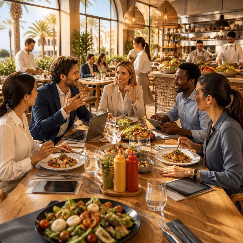 Perfekt för jobblunch i Torrevieja: Senap & Ketchup på Calle Diana