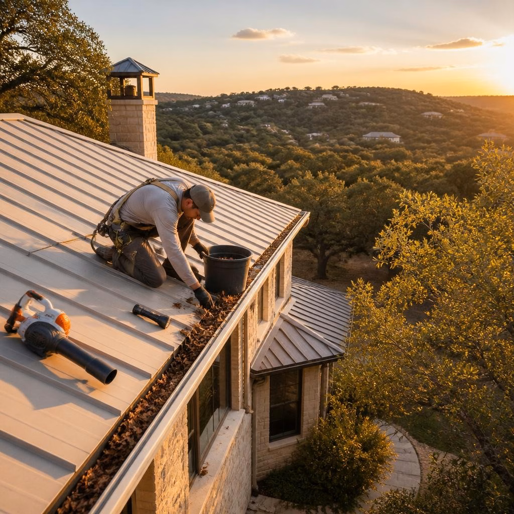 Seasonal Roof and Gutter Maintenance Calendar for Texas Hill Country Homes