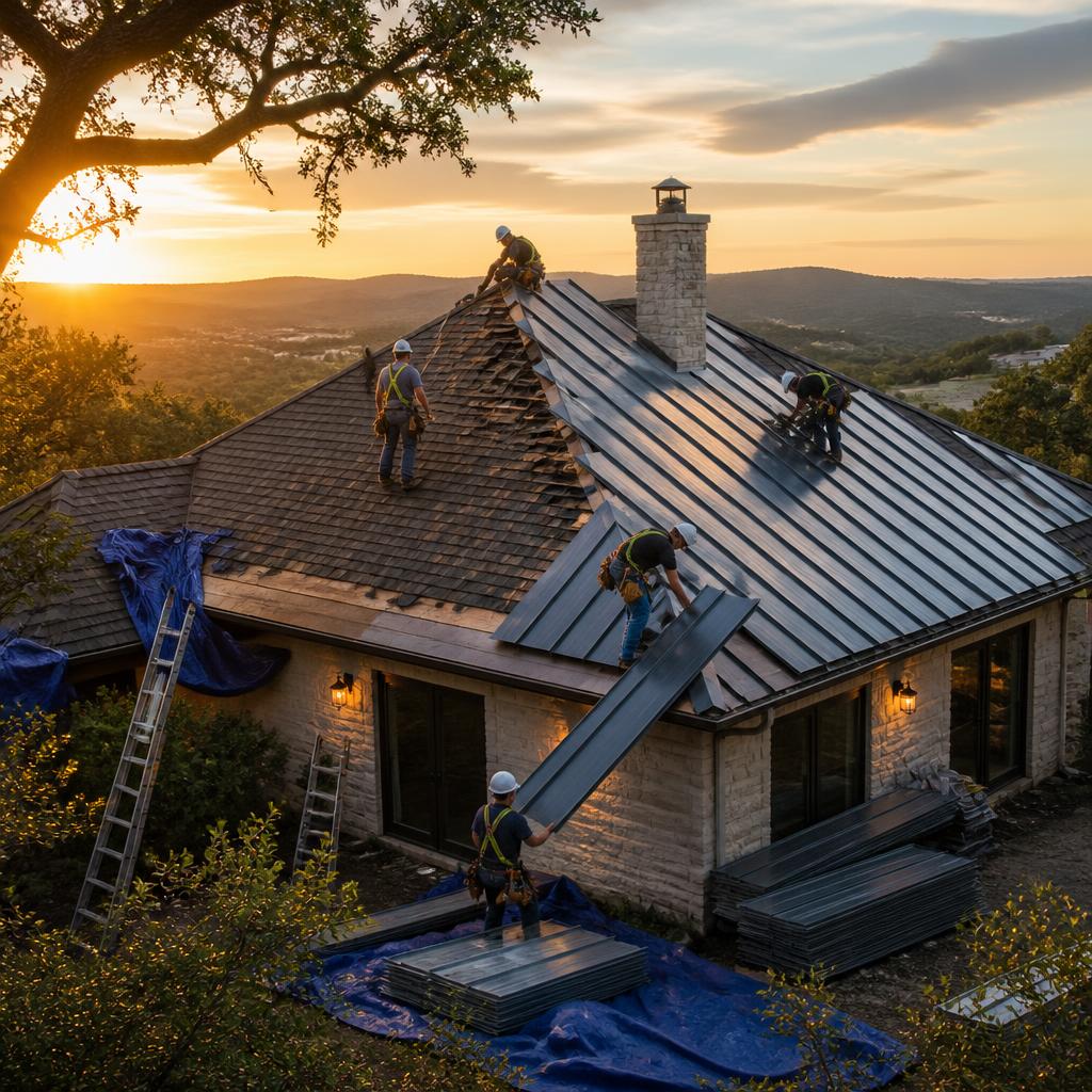 Metal Roof Conversions in the Texas Hill Country: What to Expect When Upgrading from Shingles